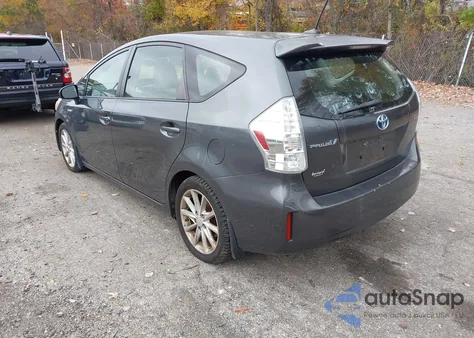 2012 Toyota Prius V Five from USA, damaged, VIN JTDZN3EU4C3035133